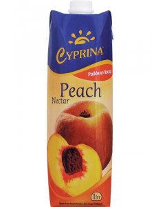 Cyprina Peach Nector Drink - Carton