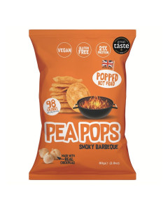  Pea Pops Smoky BBQ Snacks - Case