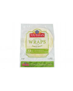 Toufayan Bakery Garlic Pesto Wraps, 6ct - Carton