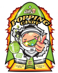 Little Keefy Green Apple  Striking Popping Candy - Carton