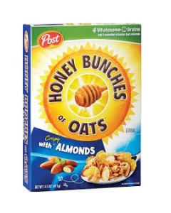 Post Honey Bunches of Oat Regular - Carton