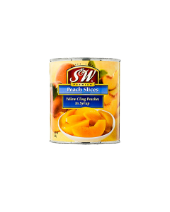 S&W Cling Peaches Halves - Carton