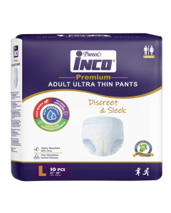 Inco Premium Adult Ultra Thin Pants L10's-Carton