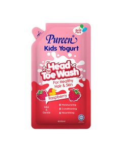Pureen Kids Yog. HTTW Value Pack - Raspberry (750ml +600ml)-Carton