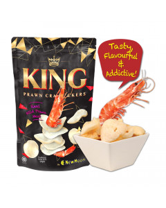 New Moon King Prawn Crackers - Carton
