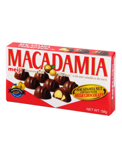 Meiji Macadamia Nut With Chocolate With Milk - Case