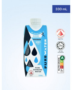 PureWater | Eco-Friendly Box Pack Drinking Water | Singapore | Halal |Healthier Choice - Carton