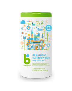 Babyganics All Purpose Wipes Fragrance Free - Case