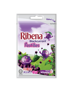 Ribena Blackcurrant Pastilles Regular Zipper Pack - Case