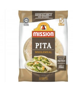 Mission Pita Wholemeal (5's) - Carton