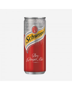 Schweppes Dry Ginger Ale Can Drink - Carton