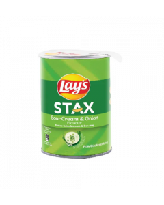 Lay’s Stax Sour Cream and Onion Potato Chips - Carton