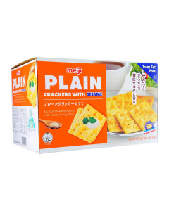 Meiji Plain Crackers Sesame- Case