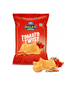 Balaji Wafers Tomato Twist Potato Chips - Carton