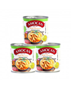 Amocan Boneless Satay Chicken Thigh with Potatoes - Carton