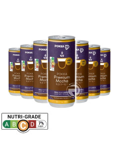 Pokka Premium Mocha Coffee Slim Can - Carton