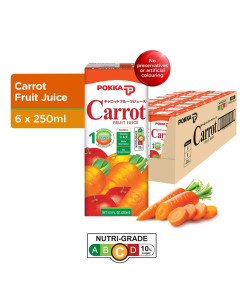 Pokka Carrot Fruit Juice Tetrapack - Carton