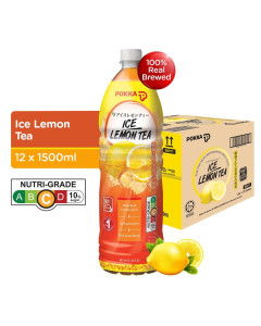 Pokka Ice Lemon Tea Less Sugar Pet Bottle - Carton