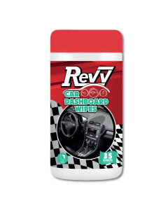 Revv Car Dashboard Wipes 35S - Carton