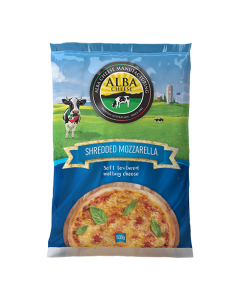 Alba Cheese Mozzarella Shredded - Carton