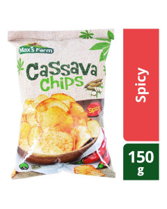 Max's Farm Cassava Chips Spicy - Carton