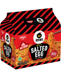 Nissin Spicy Salted Egg Flavors Instant Noodles - Carton