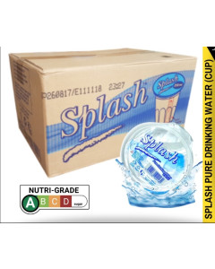 Splash Drinking Water in Cups - Carton