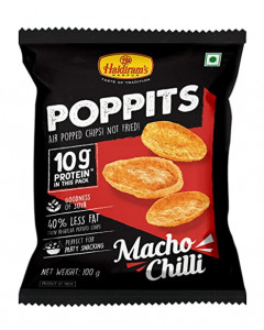Haldiram Poppits Macho Chilli - Carton