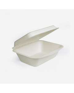 Bagasse 7" x 5" Clamshell - Case