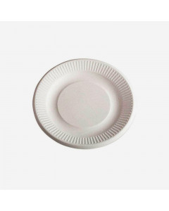 Bagasse 7" Round Paper Plate - Case