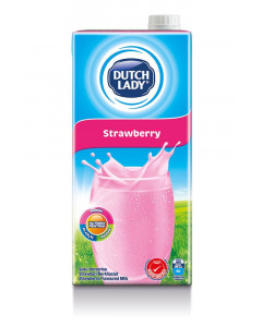 Dutch Lady UHT Milk - STRAWBERRY - Carton (Buy 10 Cartons + 1 FOC)