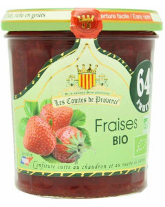 Le Comte Province Organic Jams - Strawberry - Carton