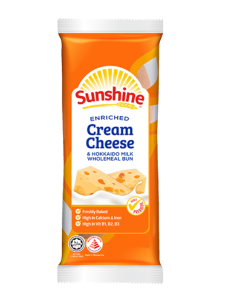 Sunshine Enriched Cream Cheese & Hokkaido Milk Wholemeal Bun - Carton