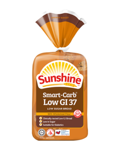 Sunshine Smart-Carb Low GI 37 Low Sugar Bread - Carton