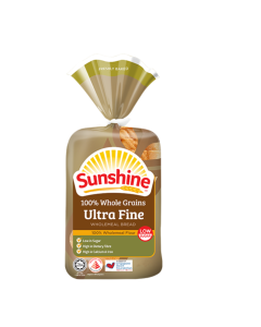 Sunshine100% Whole Grains Ultra Fine Wholemeal Bread - Carton