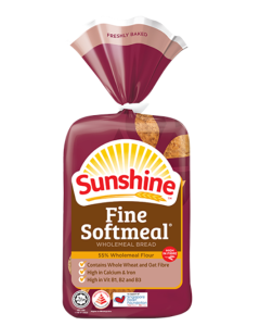 Sunshine Fine Softmeal® Wholemeal Bread - Carton