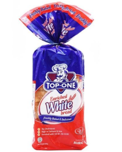 Top One Enriched White Bread - Carton