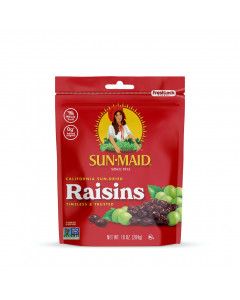 SunMaid Raisin Resealable  Zipper Bag - Carton