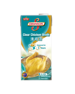 Swanson 99% Fat Free Clear Chicken Broth - Carton (Buy 10 cartons and get 1 carton free)