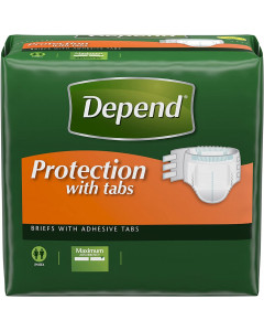 Depend Protect Tape - Medium Adult Diaper - Case