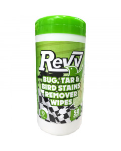 Revv Tar,Bug & Bird Stains Remover Wipes 35s - Carton