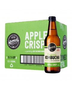 Remedy Organic Kombucha Apple Crisp - Carton