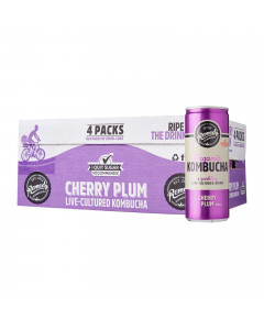 Remedy Organic Kombucha Cherry Plum - Carton