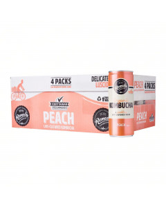 Remedy Organic Kombucha Peach - Carton