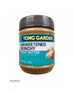 Tong Garden Peanut Butter Unsweetened Crunchy - Carton