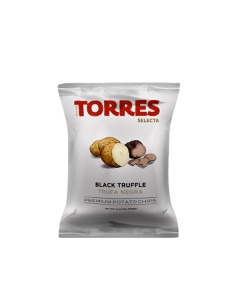 Torres Selecta Black Truffle Potato Chips - Case