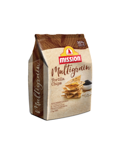 Mission Triangle Yellow Multigrain Corn Chips - Carton 