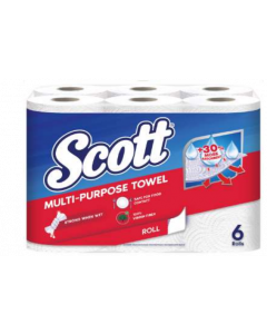Scott Kitchen Towel Rolls 6 x 52's - Carton