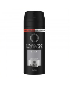 Lynx Black Deodorant Body Spray Fresh - Case