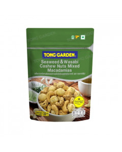 Tong Garden Seaweed & Wasabi  Cashew Nuts Mixed  Macadamias - Carton